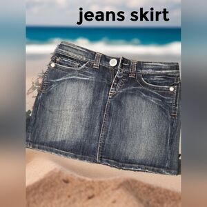 *0832 SOS denim jeans shorts Women size 30